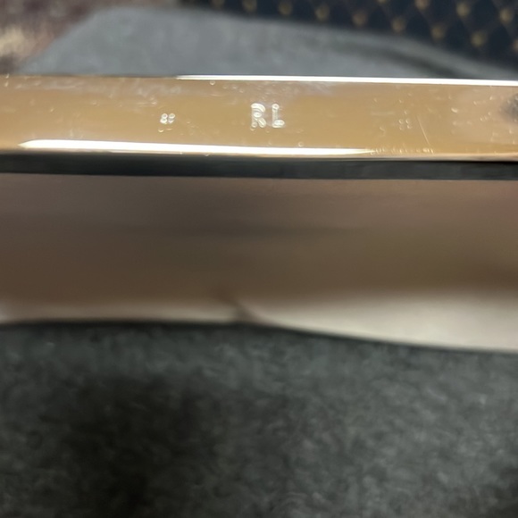 Ralph Lauren large flat clutch evening bag - Picture 2 of 5